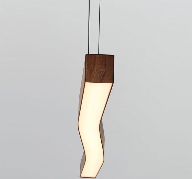 Lamp Wood BEND by DS-Light