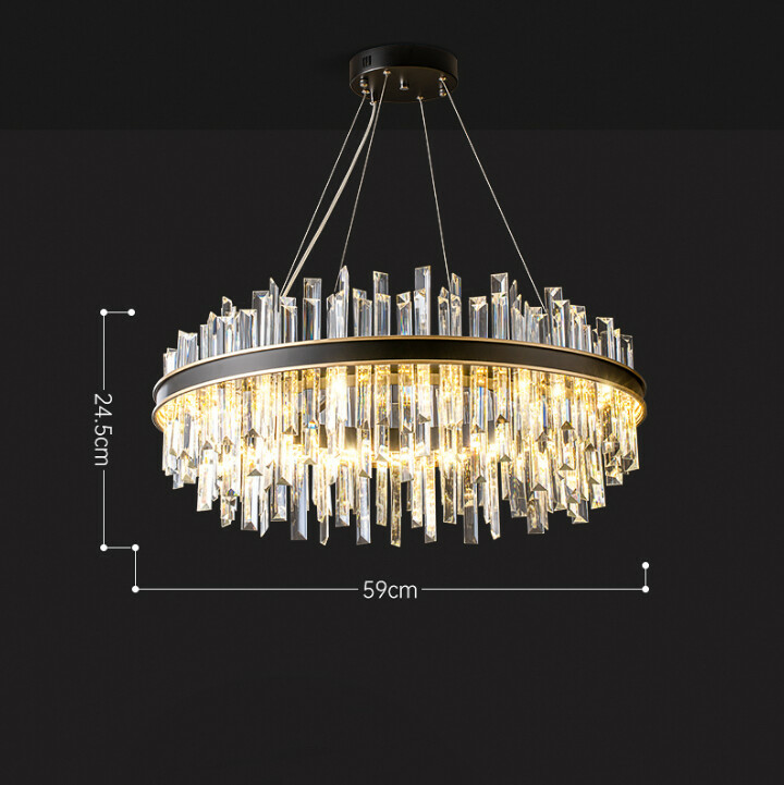 Modern Chandelier Gratia Black B