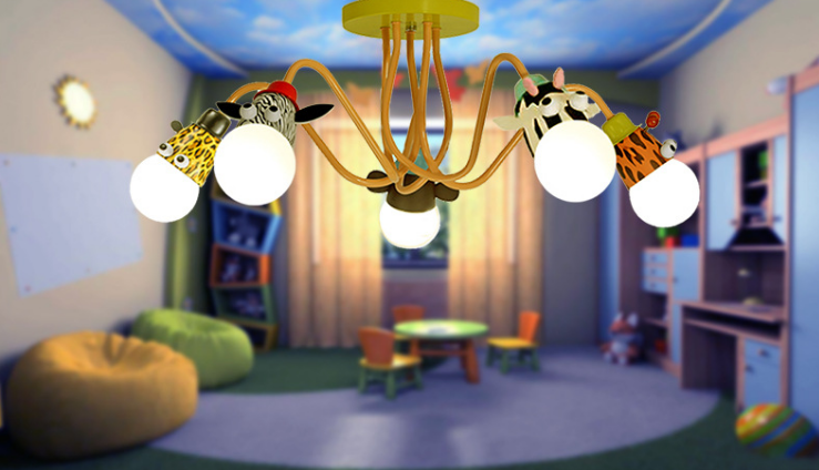 Kids Chandelier Jungle